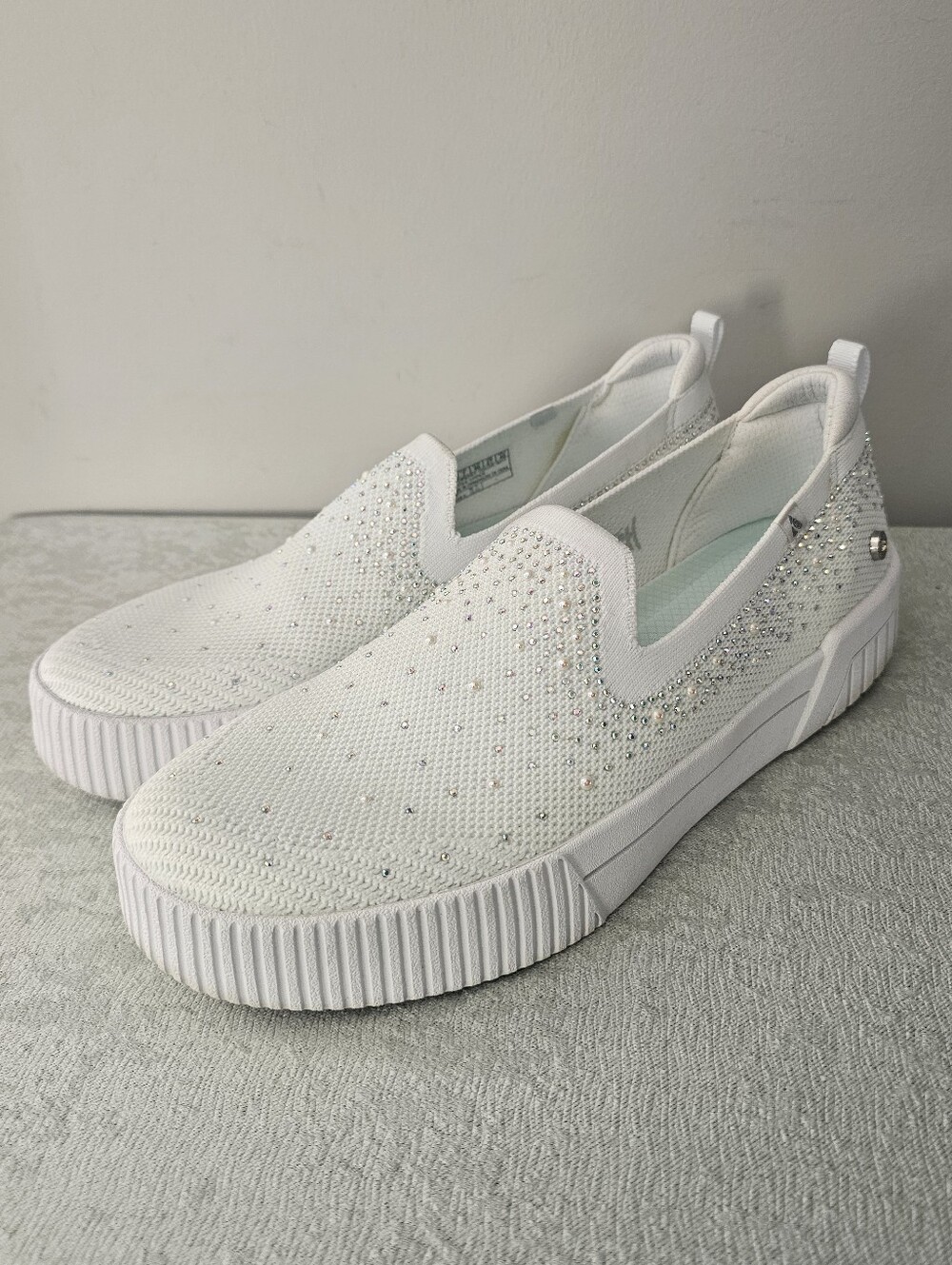 Skechers Jade Shining Stones Womens Slip-on Sneakers